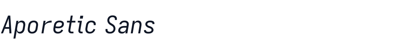 Aporetic Sans — e7d88d5d77-aporetic-sans-normalregularitalic.ttf