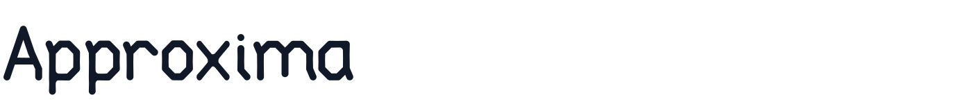 Approxima — Approxima-Bold.otf
