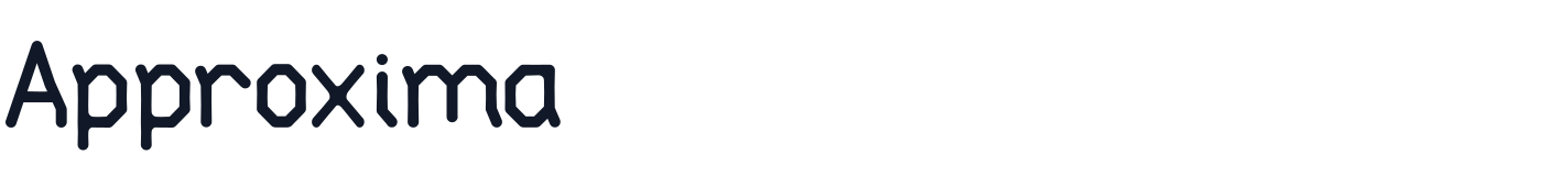 Approxima — Approxima-Bold.ttf