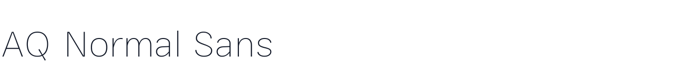 AQ Normal Sans — AQNormalSans-VF.ttf