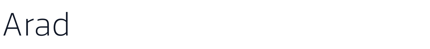 Arad — Arad-ExtraLightDots2.ttf