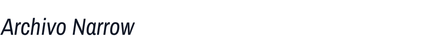 Archivo Narrow — ArchivoNarrow-Italic[wght].ttf