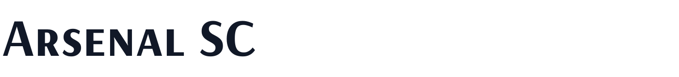 Arsenal SC — ArsenalSC-Bold.ttf