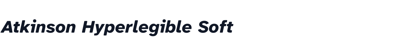 Atkinson Hyperlegible Soft — AtkinsonHyperlegibleSoft-ExtraBoldItalic.ttf