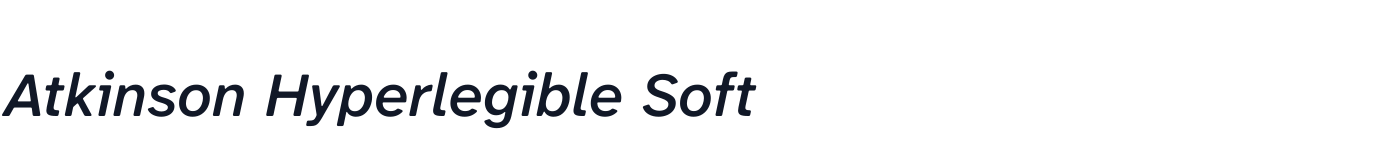 Atkinson Hyperlegible Soft — AtkinsonHyperlegibleSoft-MediumItalic.ttf