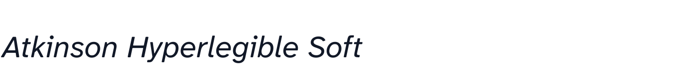 Atkinson Hyperlegible Soft — AtkinsonHyperlegibleSoft-RegularItalic.ttf