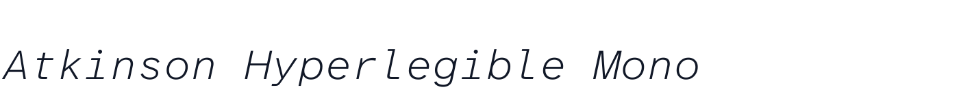 Atkinson Hyperlegible Mono — AtkinsonHyperlegibleMono-Italic[wght].ttf