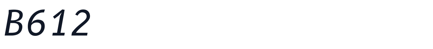 B612 — B612-Italic.ttf