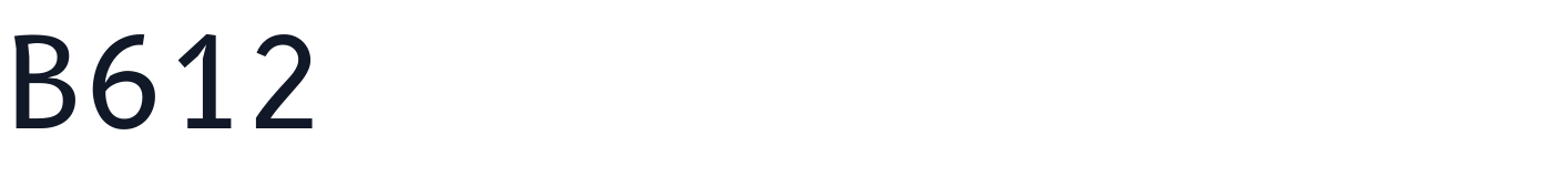 B612 — B612-Regular.ttf
