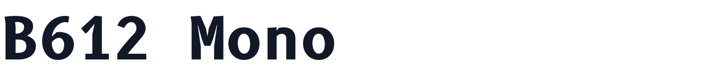 B612 Mono — B612Mono-Bold.ttf