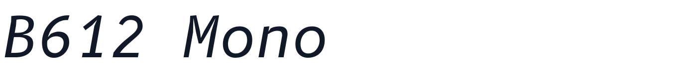B612 Mono — B612Mono-Italic.ttf