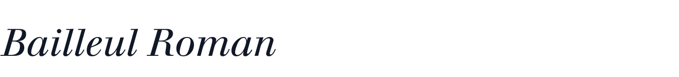 Bailleul Roman — Bailleul-Italic.ttf