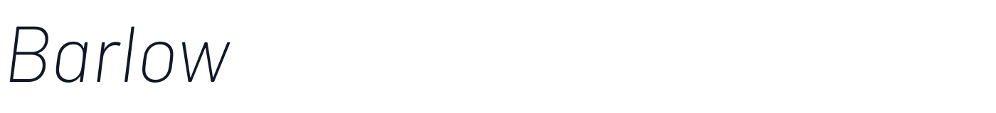 Barlow — Barlow-ExtraLightItalic.ttf