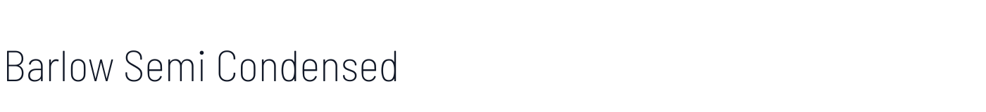 Barlow Semi Condensed — BarlowSemiCondensed-ExtraLight.ttf