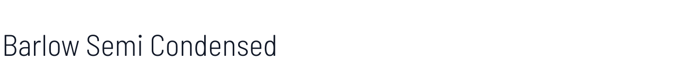 Barlow Semi Condensed — BarlowSemiCondensed-Light.ttf