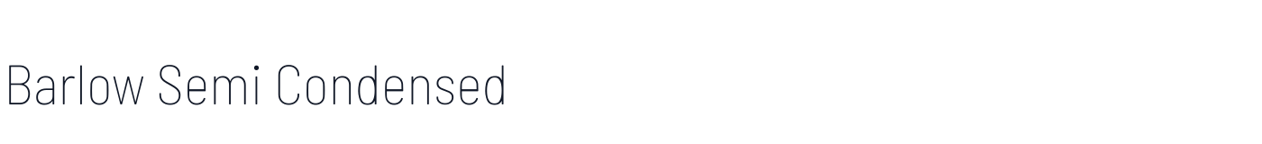 Barlow Semi Condensed — BarlowSemiCondensed-Thin.ttf