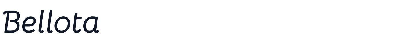 Bellota — Bellota-BoldItalic.ttf