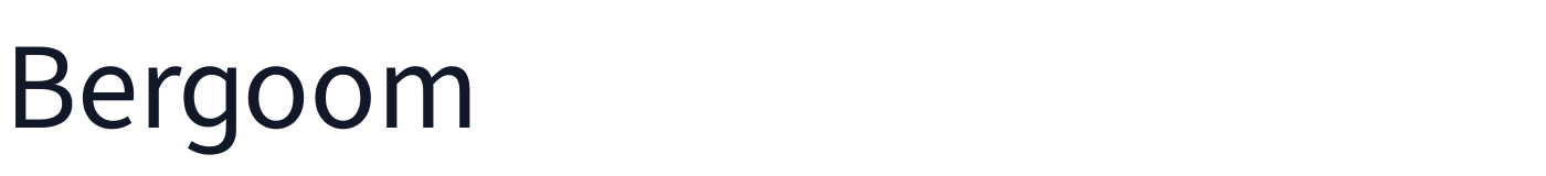 Bergoom — Bergoom-Regular.otf
