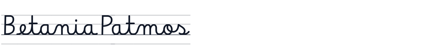 BetaniaPatmos — BetaniaPatmos-RegularGDL.otf