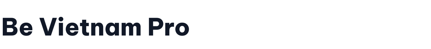 Be Vietnam Pro — BeVietnamPro-ExtraBold.ttf