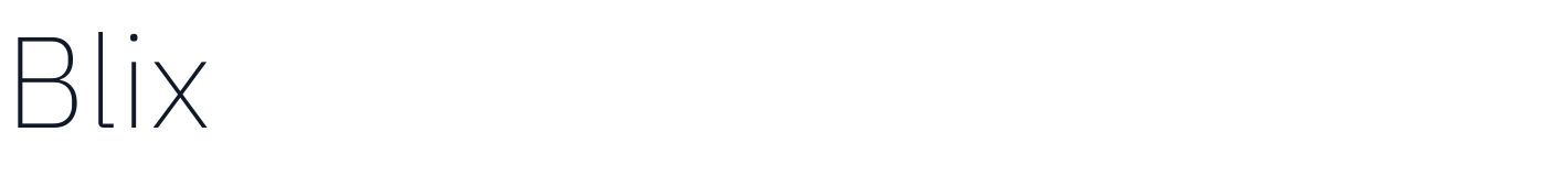 Blix — Blix-ExtraLight.ttf