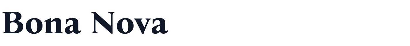 Bona Nova — BonaNova-Bold.ttf