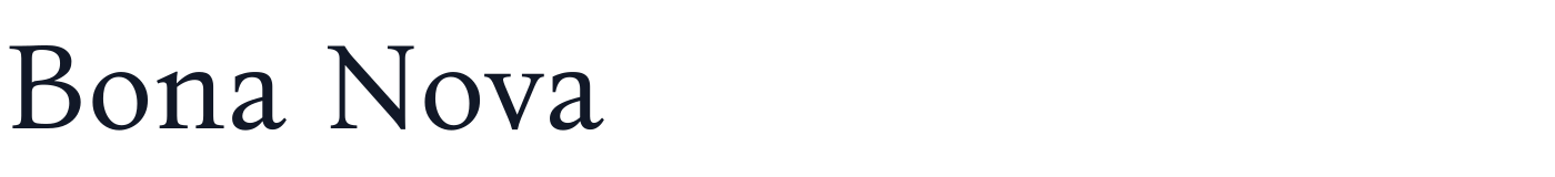 Bona Nova — BonaNova-Regular.ttf