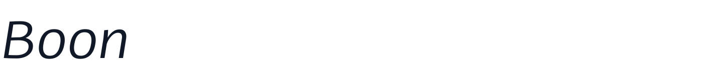 Boon — Boon-Italic.ttf