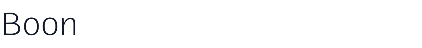 Boon — Boon-Light.otf