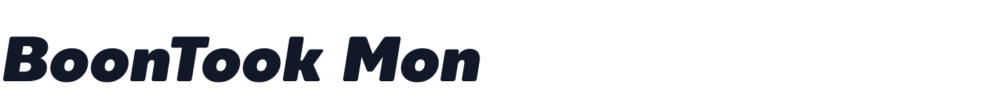 BoonTook Mon — BoonTookMon-Italic.ttf