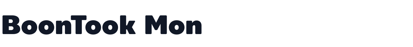 BoonTook Mon — BoonTookMon-Regular.otf