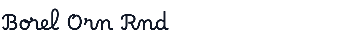 Borel Orn Rnd — BorelOrnRnd-Regular.ttf