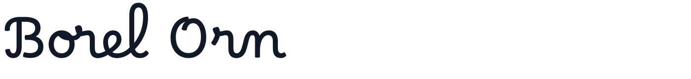 Borel Orn — BorelOrn-Regular.ttf