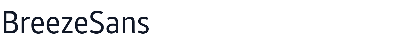 BreezeSans — BreezeSans-RegularCondensed.ttf