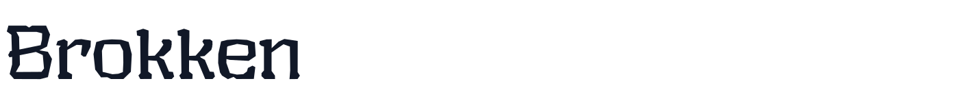 Brokken — Brokken-Light.otf