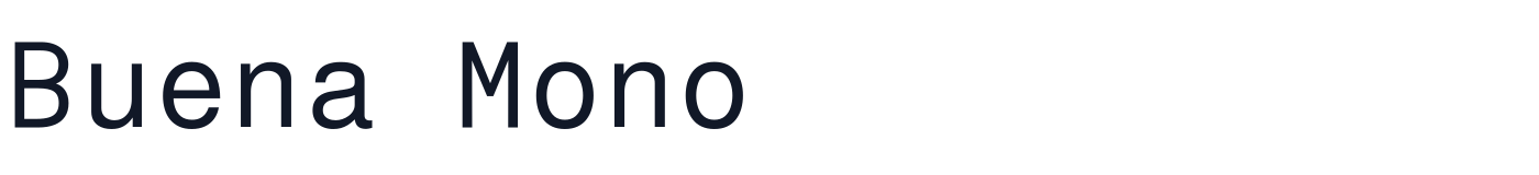 Buena Mono — BuenaMono-VF.ttf
