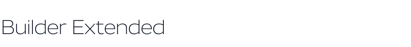 Builder Extended — BuilderExtended-Light-300.otf