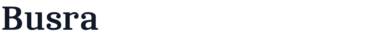 Busra — Busra-Bold.ttf