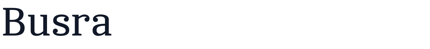 Busra — Busra-Medium.ttf