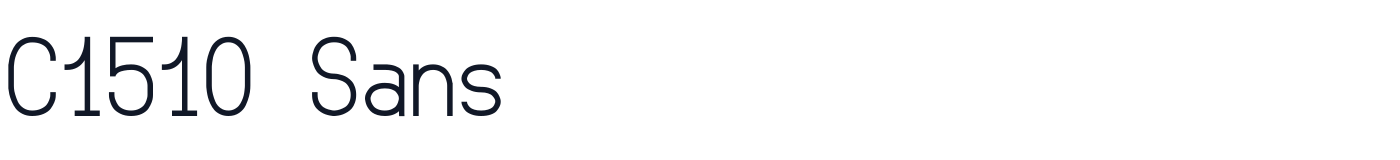 C1510 Sans — C1510Sans-Regular.ttf