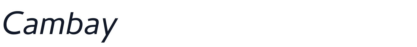 Cambay — Cambay-Italic.ttf
