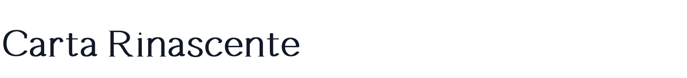 Carta Rinascente — CartaRinascente-Regular.ttf