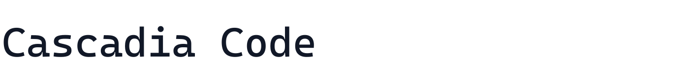 Cascadia Code — CascadiaCode[wght].ttf