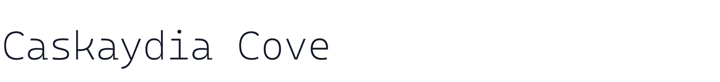 Caskaydia Cove — CaskaydiaCove-ExtraLight.otf