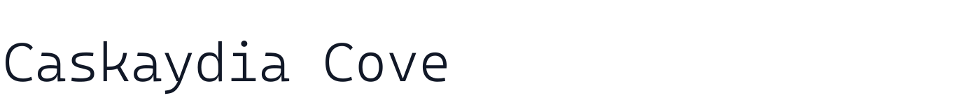 Caskaydia Cove — CaskaydiaCove-Light.otf