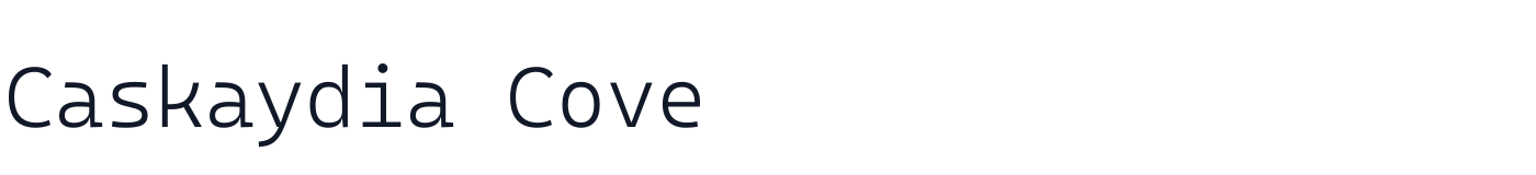 Caskaydia Cove — CaskaydiaCove-Light.ttf
