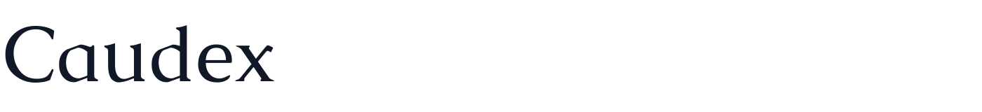 Caudex — Caudex-Regular.ttf