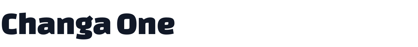 Changa One — ChangaOne-Regular.ttf