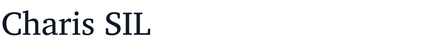 Charis SIL — CharisSIL-Regular.ttf