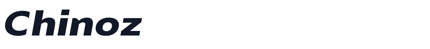 Chinoz — Chinoz-BlackItalic.ttf